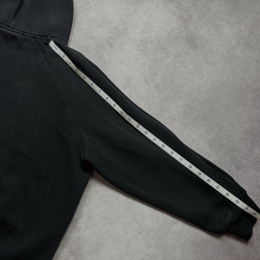 Fear of God Essentials Black Pullover Hoodie Cotton Size Medium Oversized Logo - Picture 12 of 15